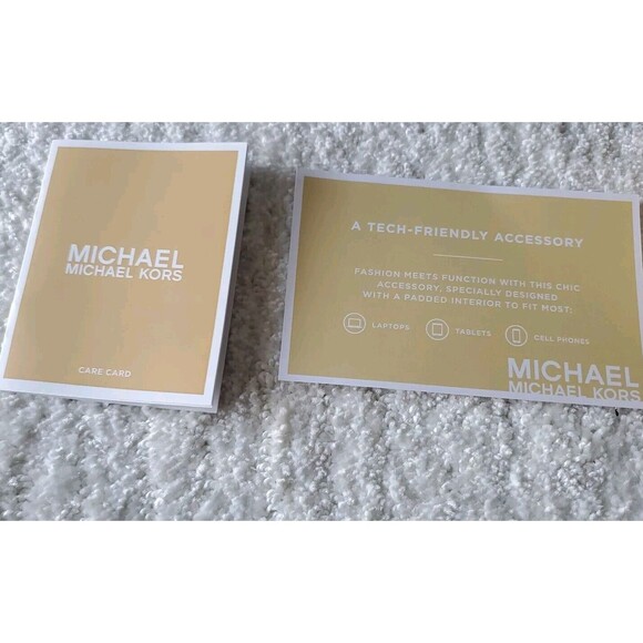 Michael Kors Sheila Black Gray Silver Double Handle Logo Medallion Tote 10" X16" - Picture 9 of 9